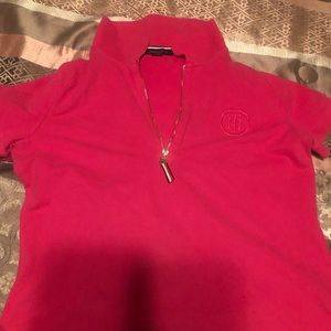 Pink Tommy Hilfiger Girls polo/shirt